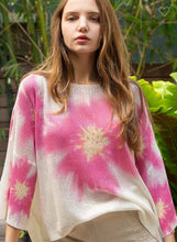 Load image into Gallery viewer, POL Oversized Flower Power Knit Top