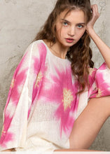 Load image into Gallery viewer, POL Oversized Flower Power Knit Top