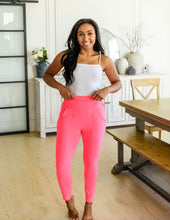 Load image into Gallery viewer, Shirley &amp; Stone Haley Pleated Waist Joggers - Neon Version