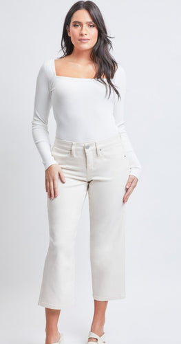 YMI/Royalty Missy Hyperstretch Cropped Wide Leg  Pants