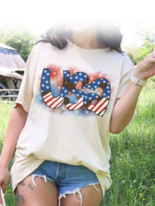 J Coons USA Spray Graphic Tee