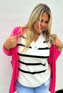 Lola Cardigan - Hot Pink