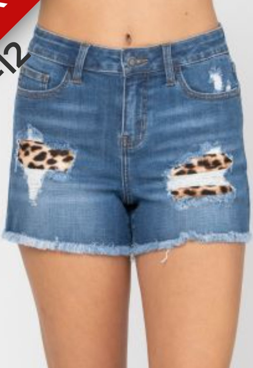 Leopard Patchwork Judy Blue Shorts