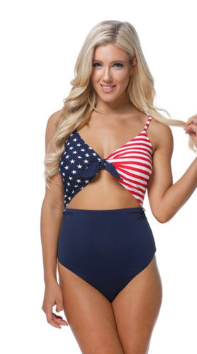 Americana Cut-Out One Piece