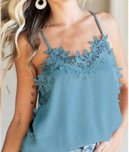 Load image into Gallery viewer, Fawn Lace Floral Cami