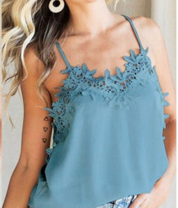 Fawn Lace Floral Cami