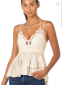 Ash & Oak Peplum Bralette Top