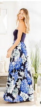 Load image into Gallery viewer, Blue Paradise Floral Sundress