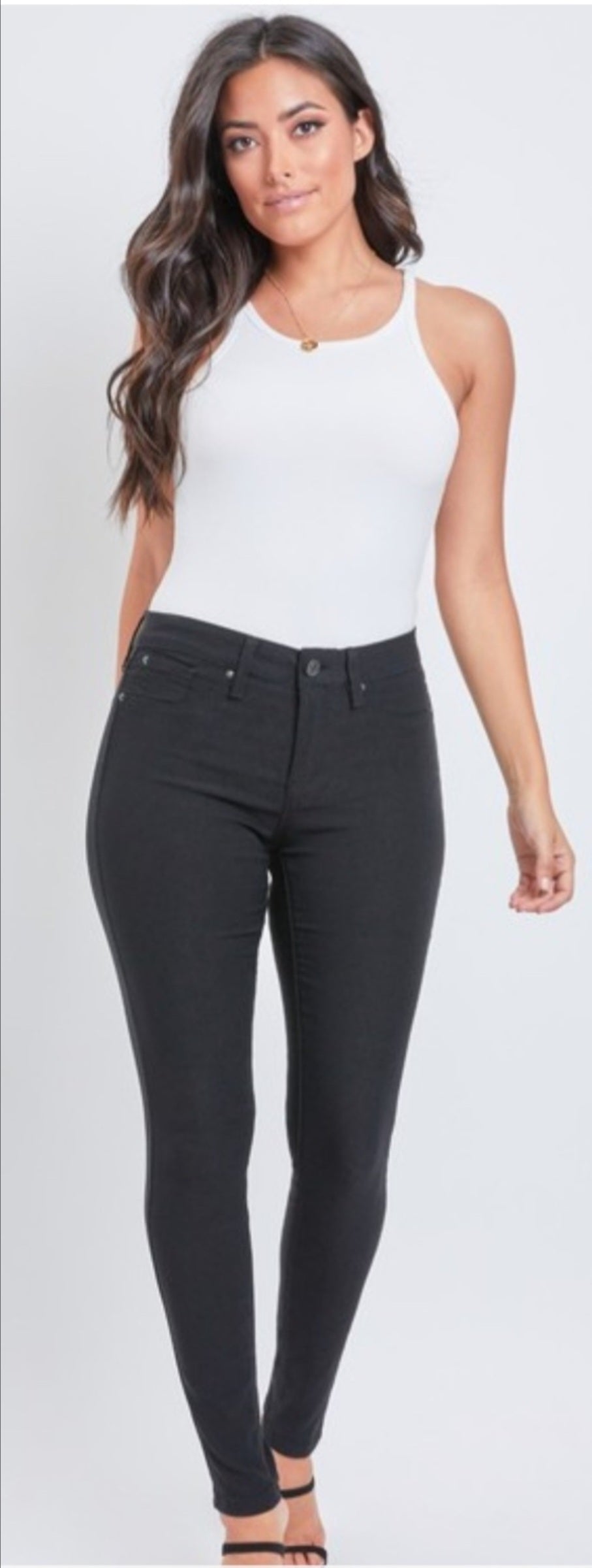 Best Seller: YMI Hyperstretch Skinny Jeans - Black