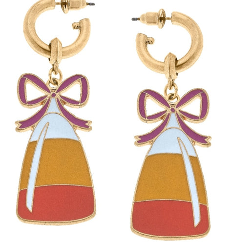 Preorder: Gettin' Corny Enamel Earrings