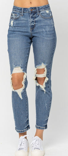 Believe The Hype Judy Blue Destroyed Boyfriend Jeans