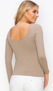 Smooth Operator Reversible Top - light mocha