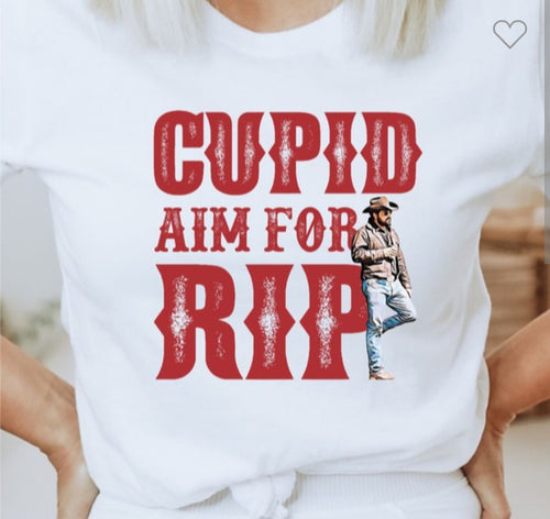 Cupid Aim For Rip Graphic Tee