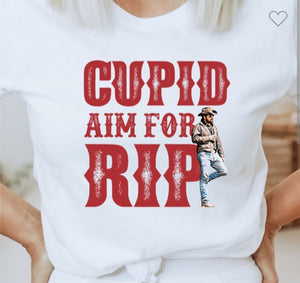 Cupid Aim For Rip Graphic Tee