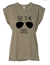 Load image into Gallery viewer, Talk to Me Goose Graphic Tanks